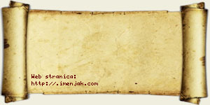 Javorka Nešković vizit kartica